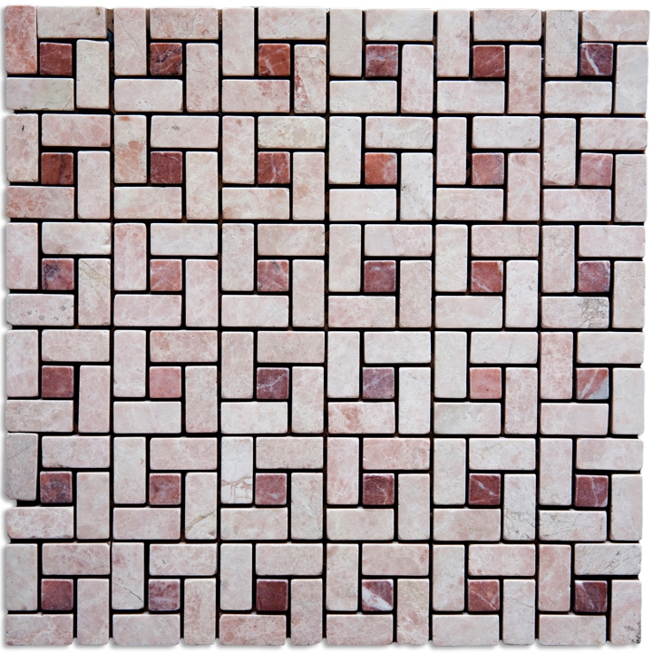 DESERT PINK, RITSONA RED mozaika kamienna