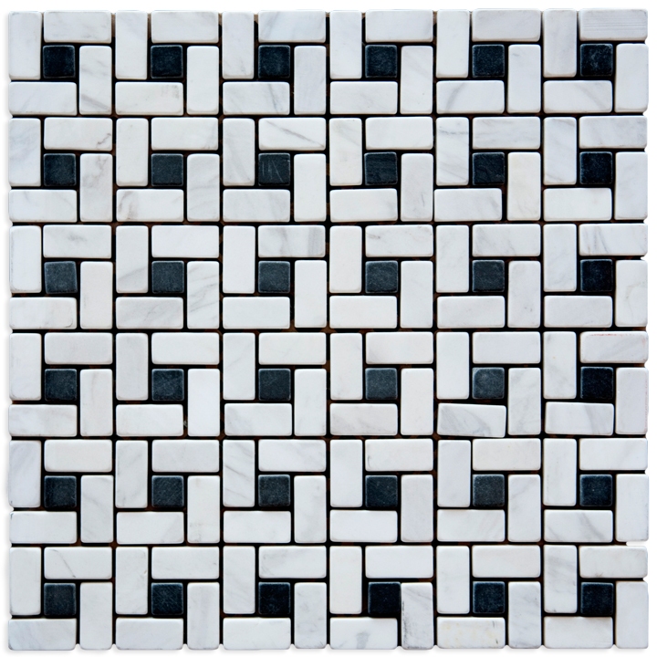 Ariston White, Macedonian Black mozaika kamienna