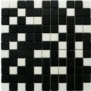 Macedonian Black, Thassos S. White mozaika kamienna