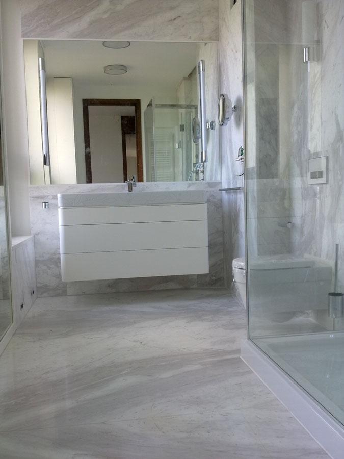 blaty łazienkowe marmurowe - łazienki marmurowe